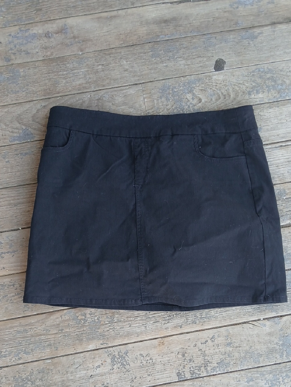 GUC Soft Surroundings Classic Black Women's Skort Back Pockets .size PL